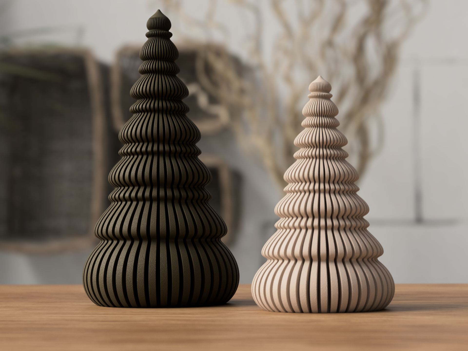 Teelicht „Juletræ“