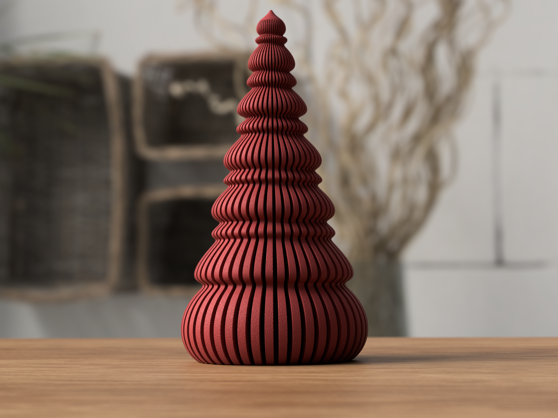 Teelicht „Juletræ“