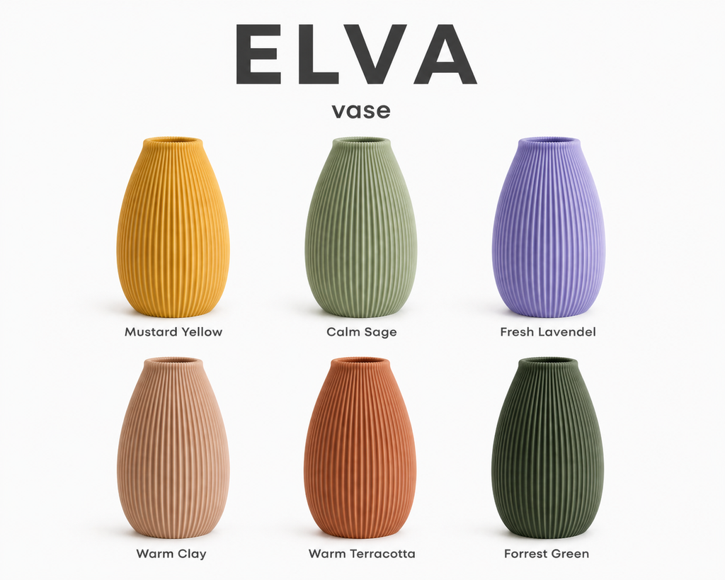 ELVA Vase – Minimalistische Japandi Vase im Hygge Stil